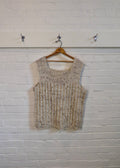 1980s Hand Knit Flecked Sweater Vest