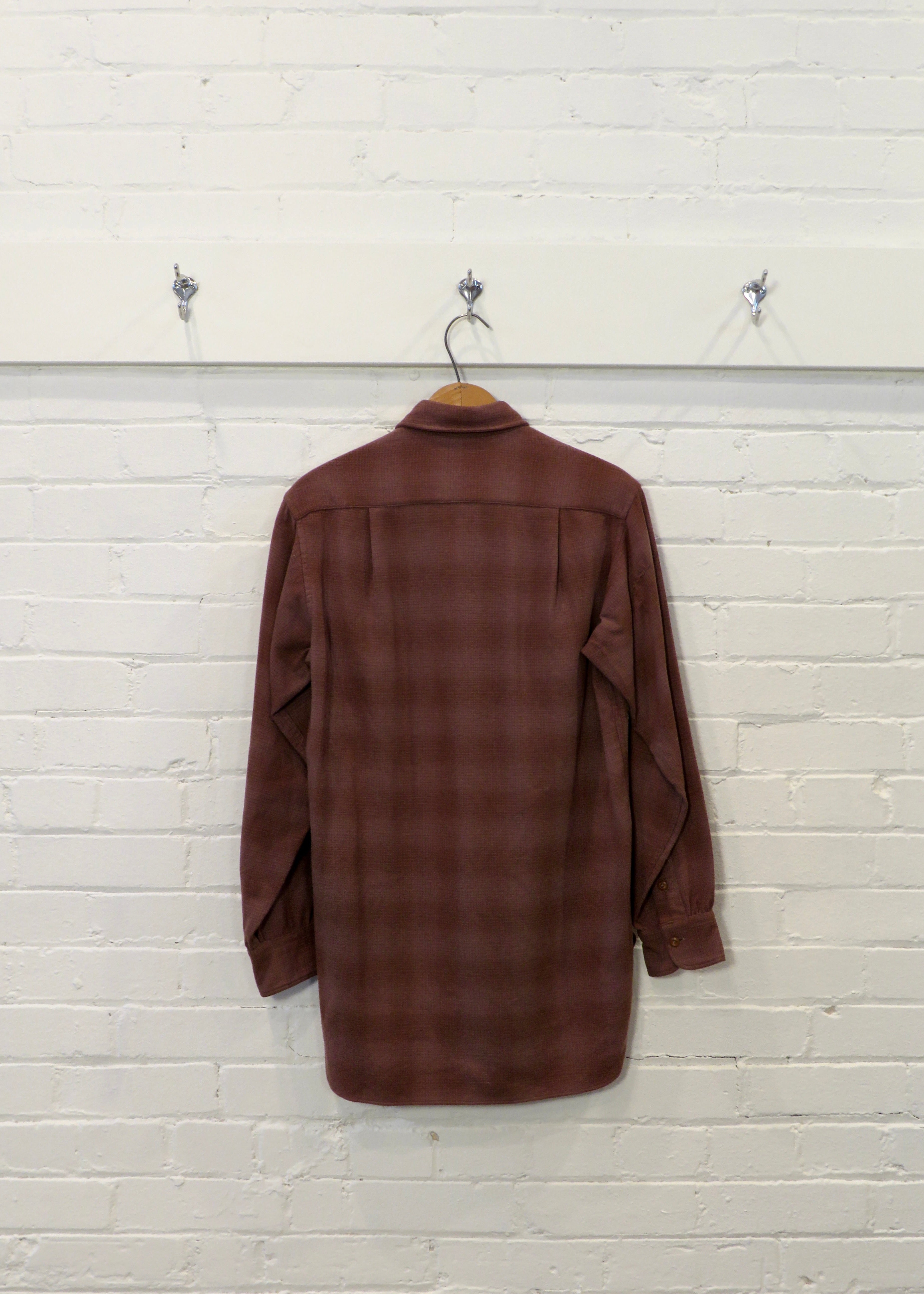 1960s Pendleton Shadow Plaid Flannel Shirt