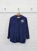 1960s Distressed Twill Chainstitched Chevy Work Shirt