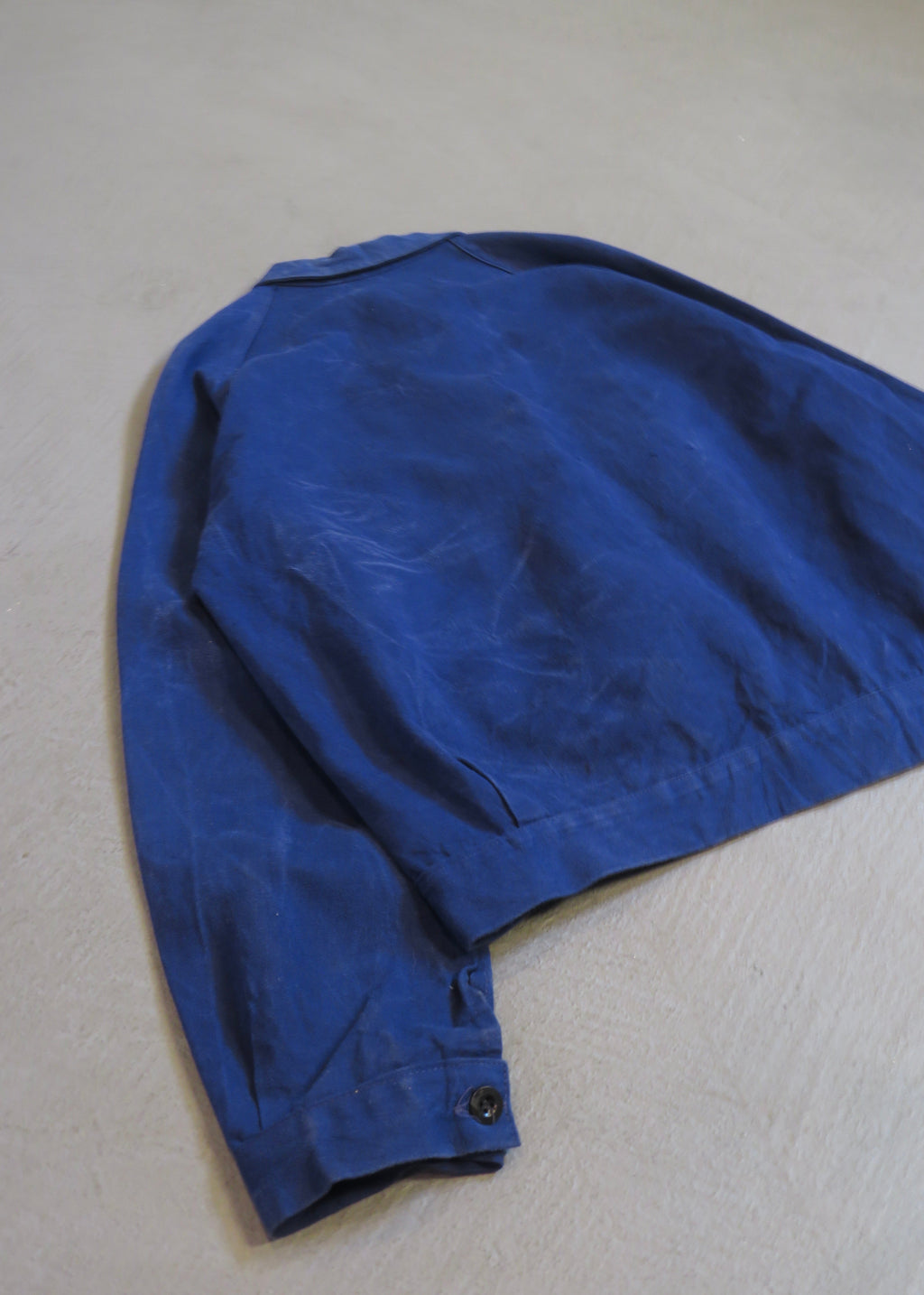 1980s European French Cycling-Style Work Chore Jacket