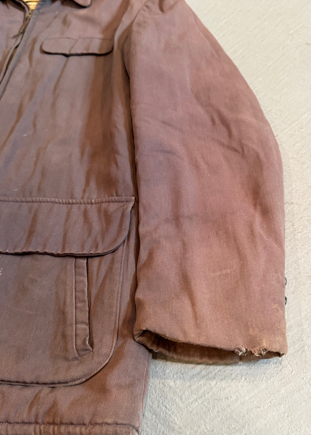 1950s Hercules Faded Gabardine Car Coat