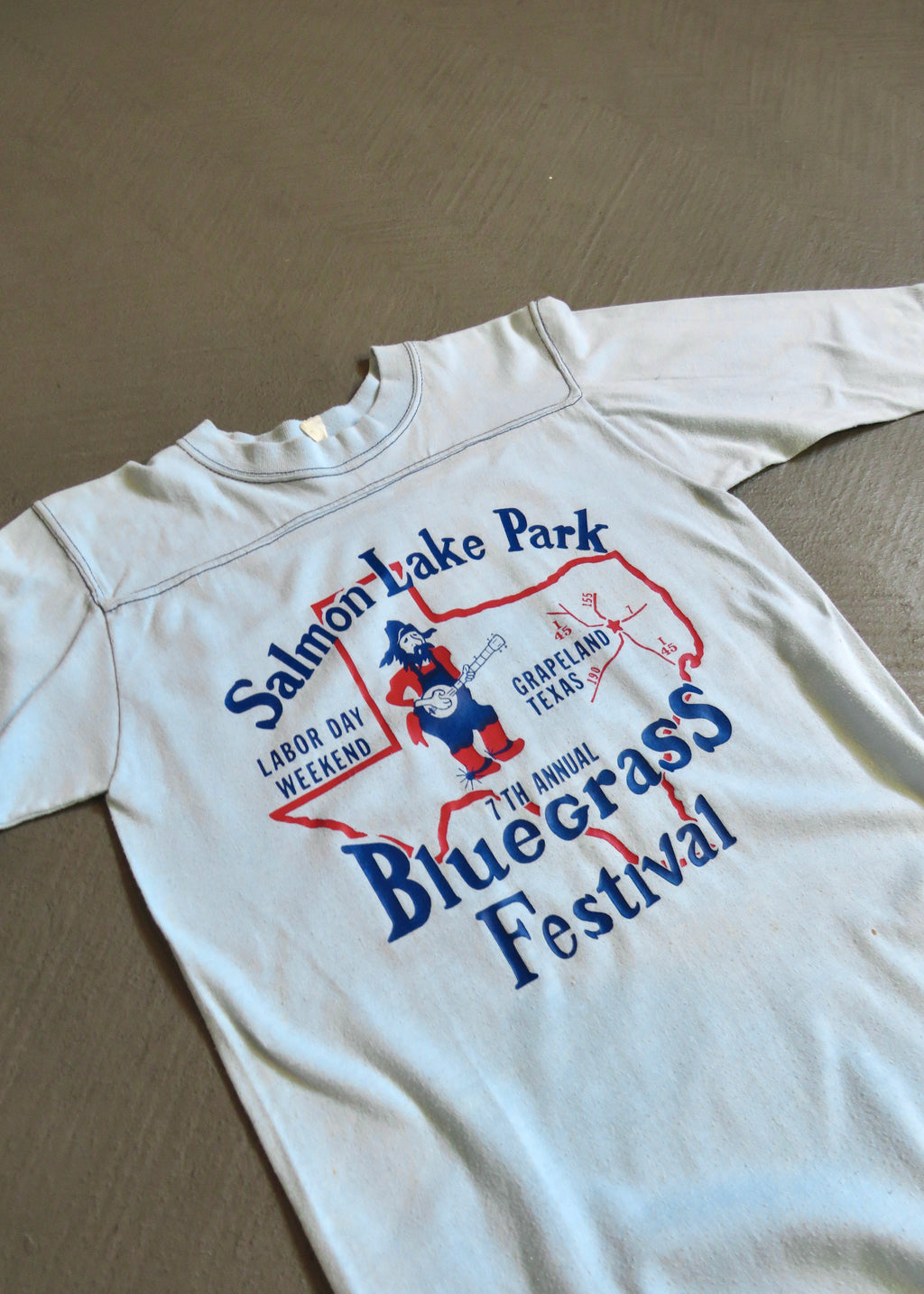 1980s Salmon Lake Bluegrass Fest T-Shirt