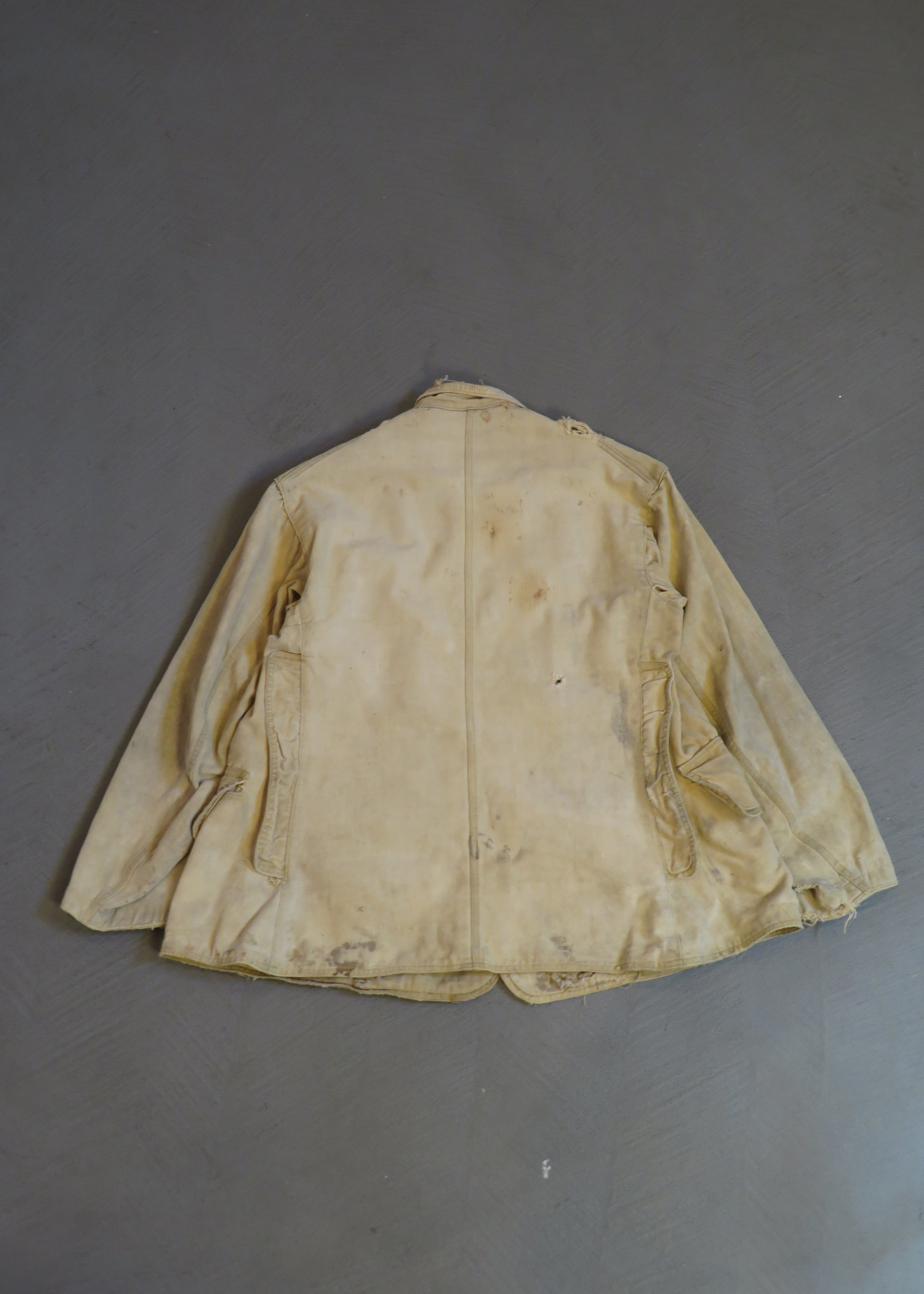 1940s Distressed Cotton Hunting Jacket