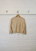 1950s Petite Popcorn Textured Cardigan