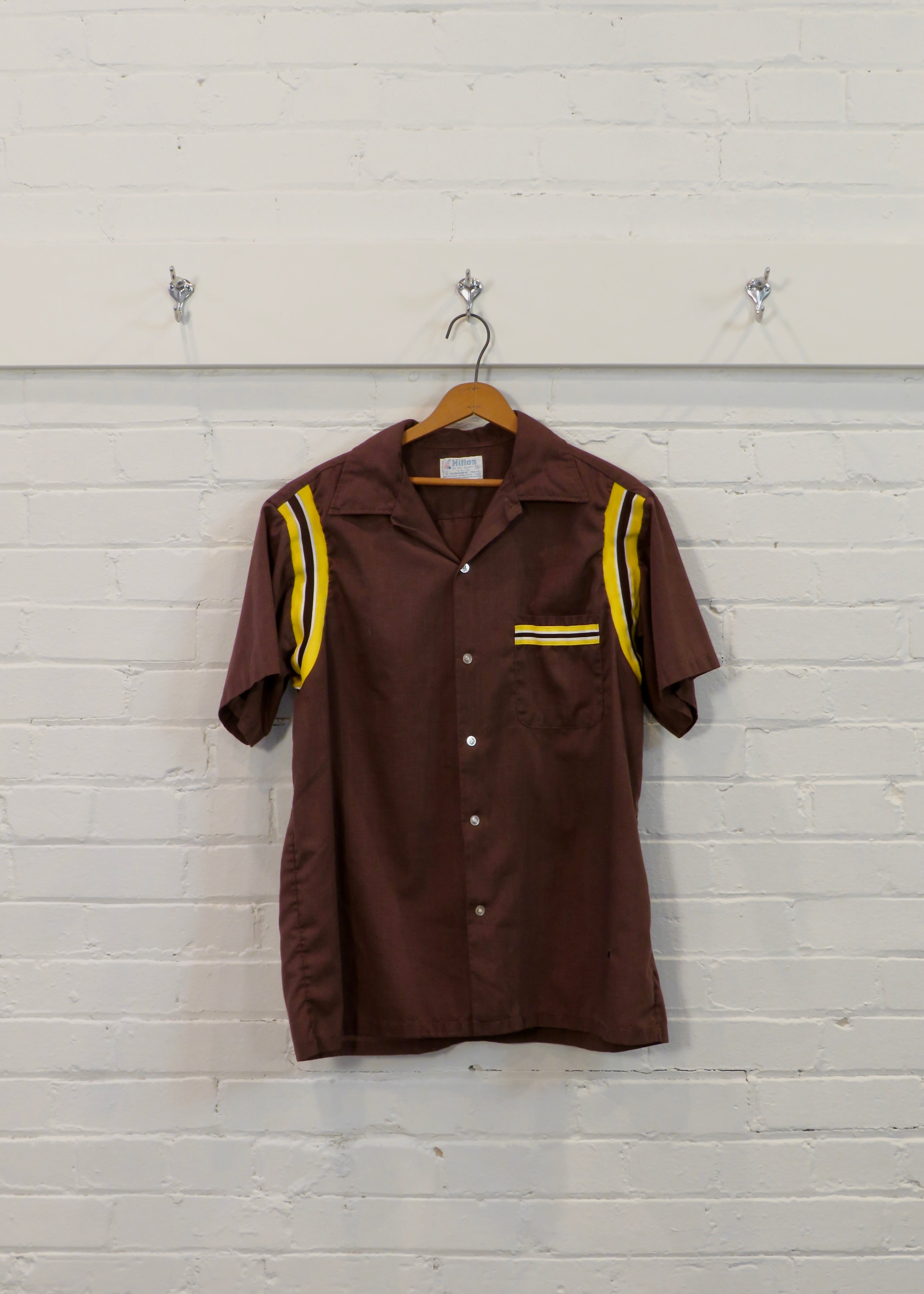 1970s Brown Bowling Shirt