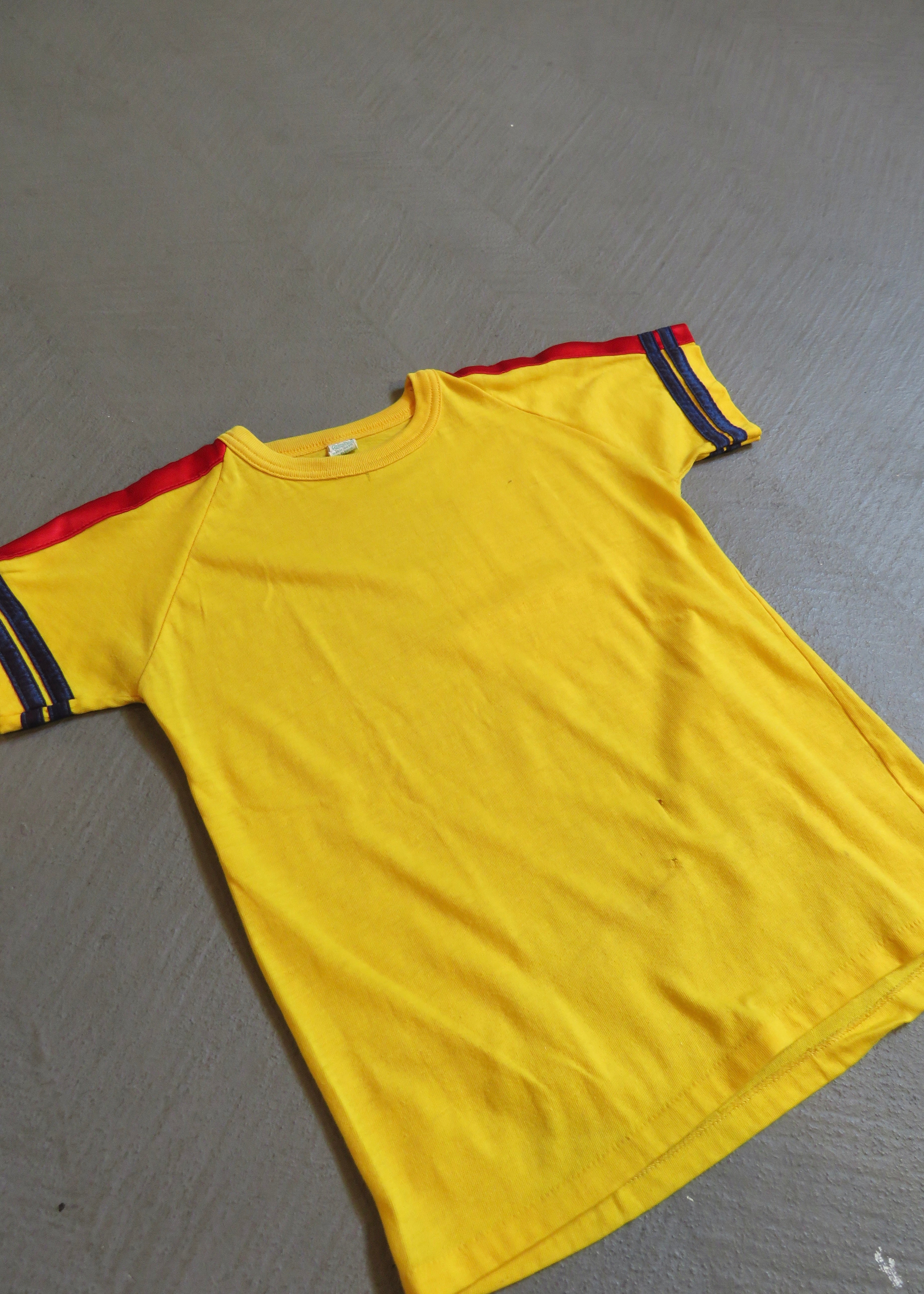 1960s Satin Shoulder Sporty T-Shirt
