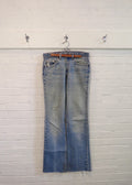 1990s Levi's 517 Raw Hem Flared Jeans