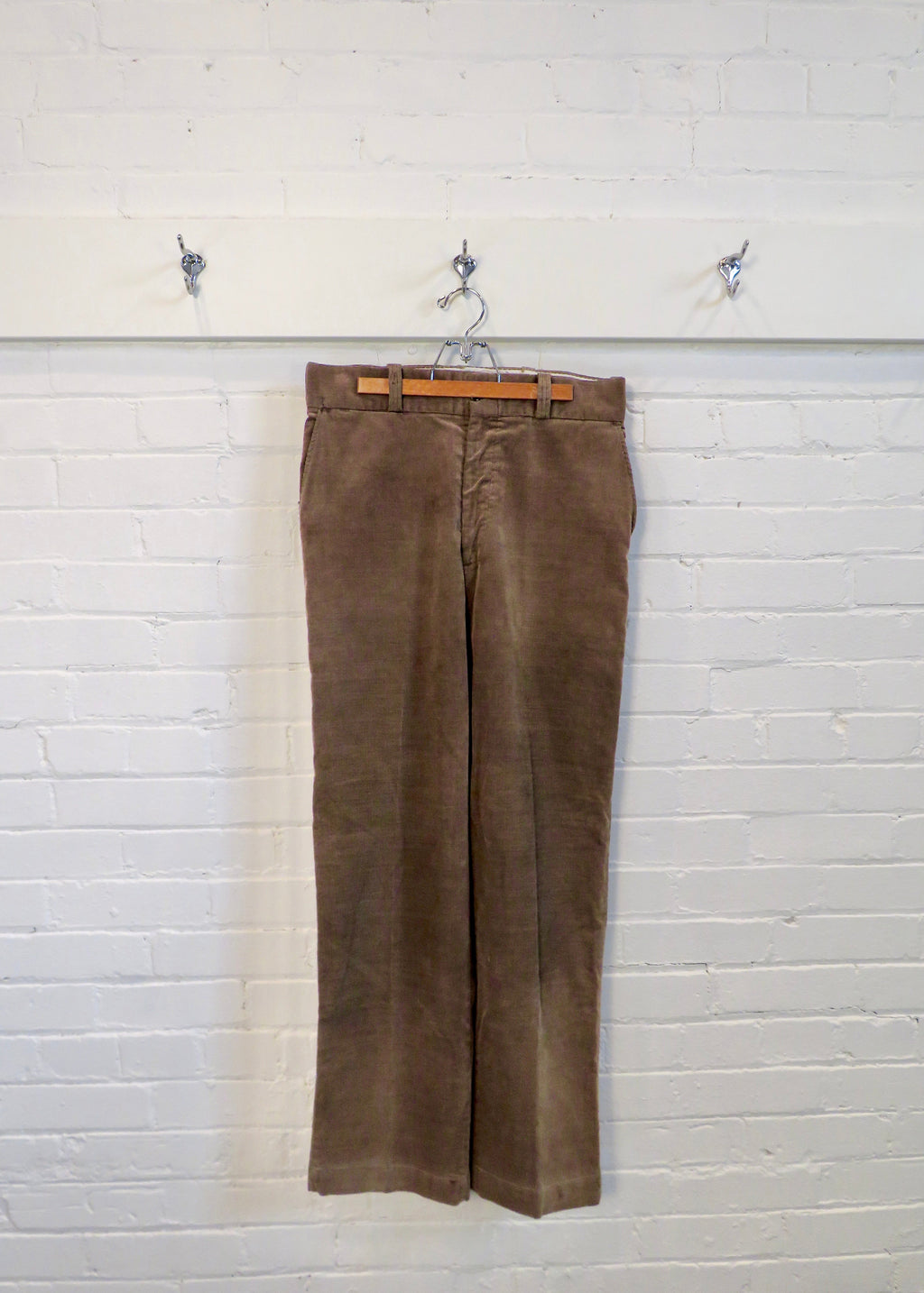 1970s Faded Brown Corduroy Trousers