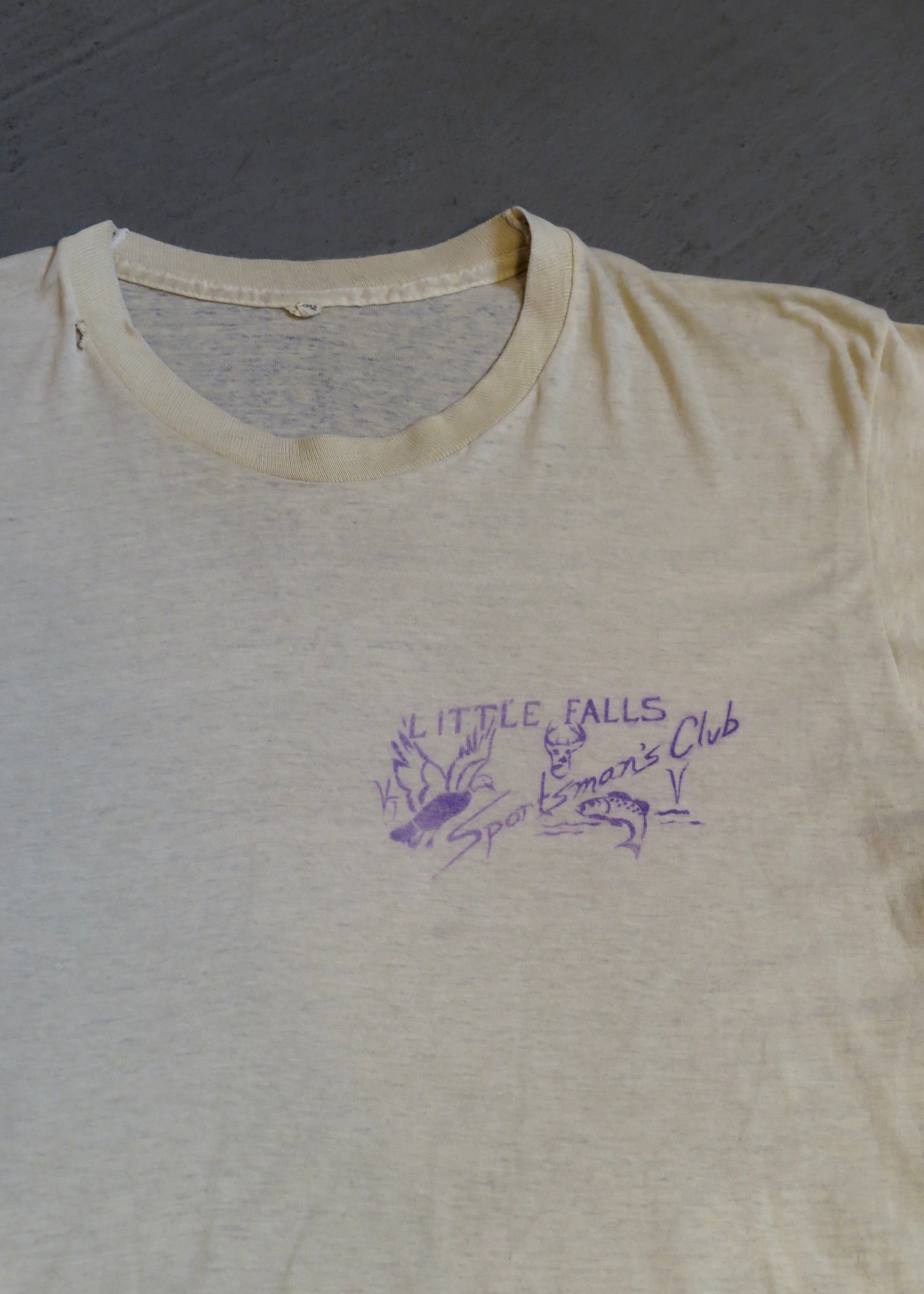 1980s Sportsman's Club Water Print T-Shirt | M