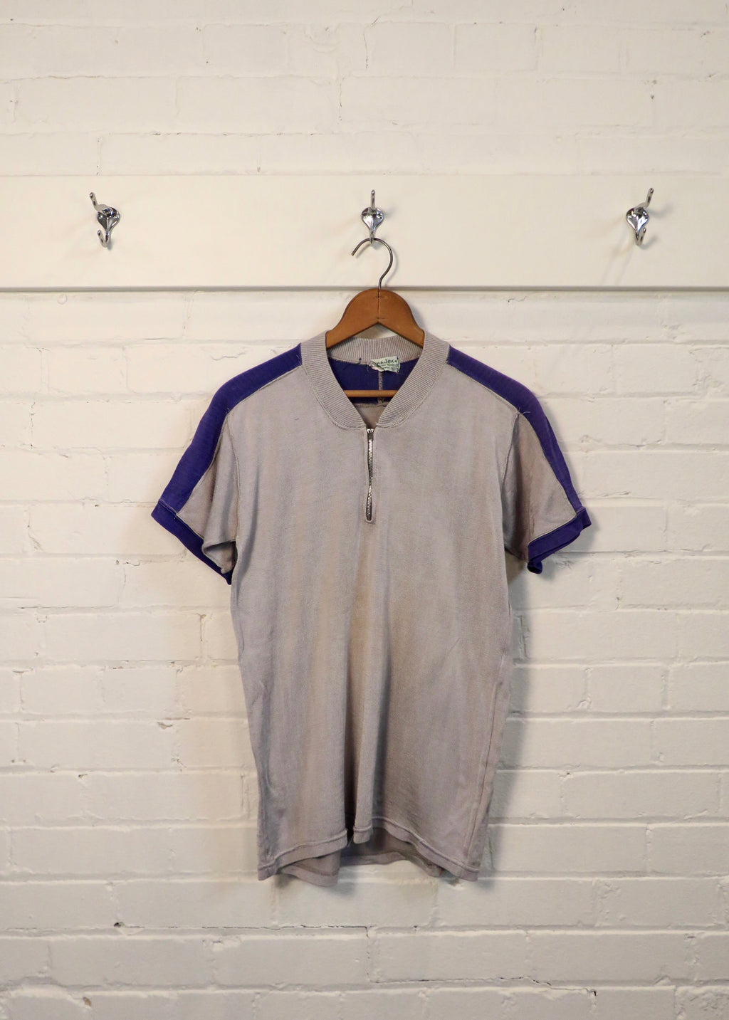 1950s Felt Letter Applique Cycling Jersey