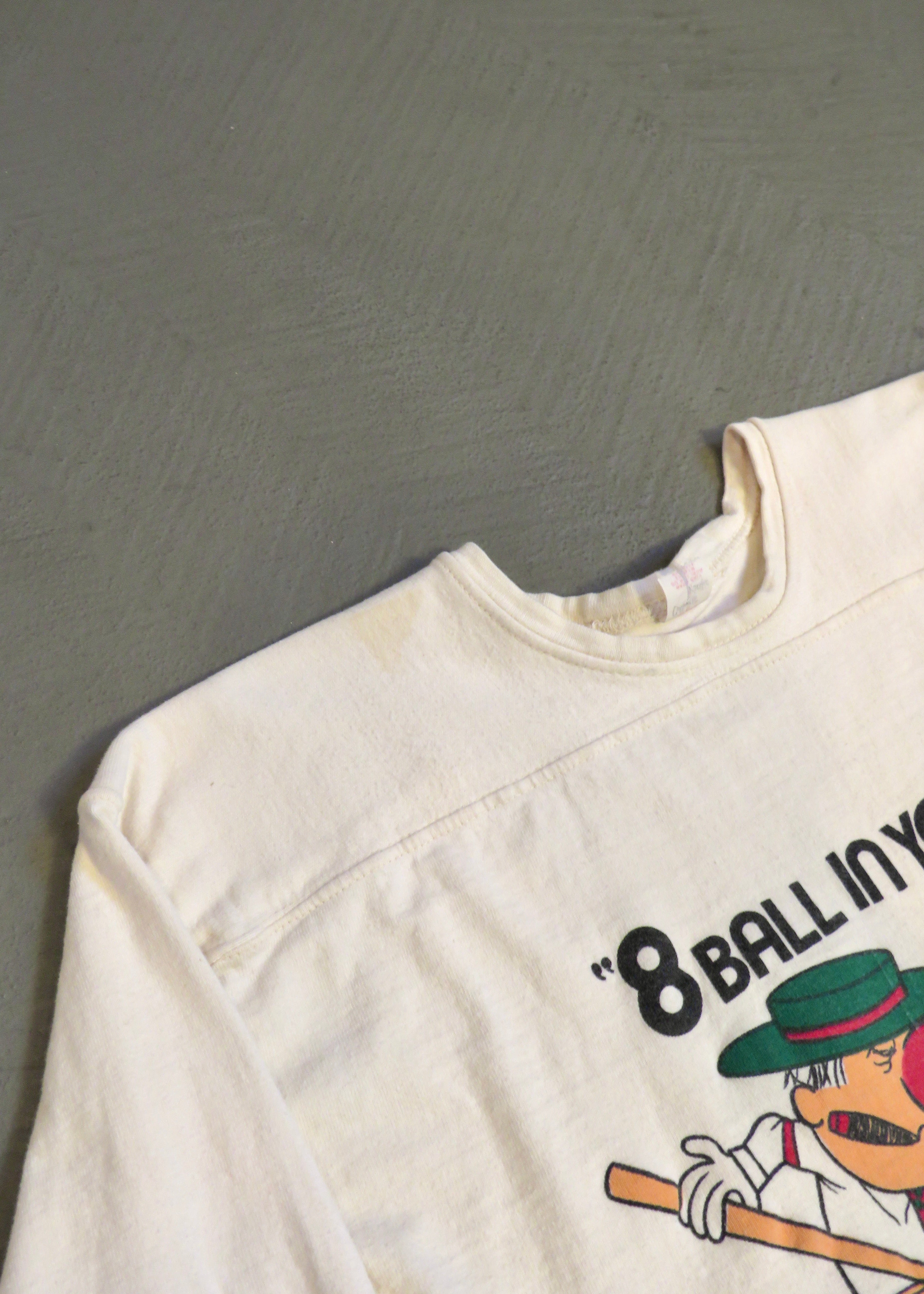 1970s 8-Ball Billiards Long Sleeved Jersey