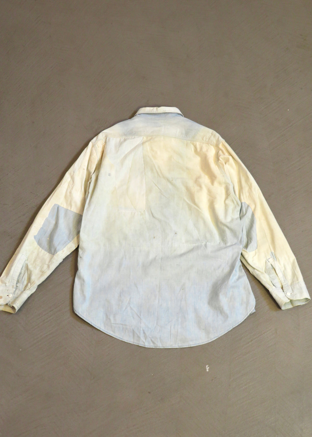 1950s Penneys Ox-Hide Repaired Chambray Shirt