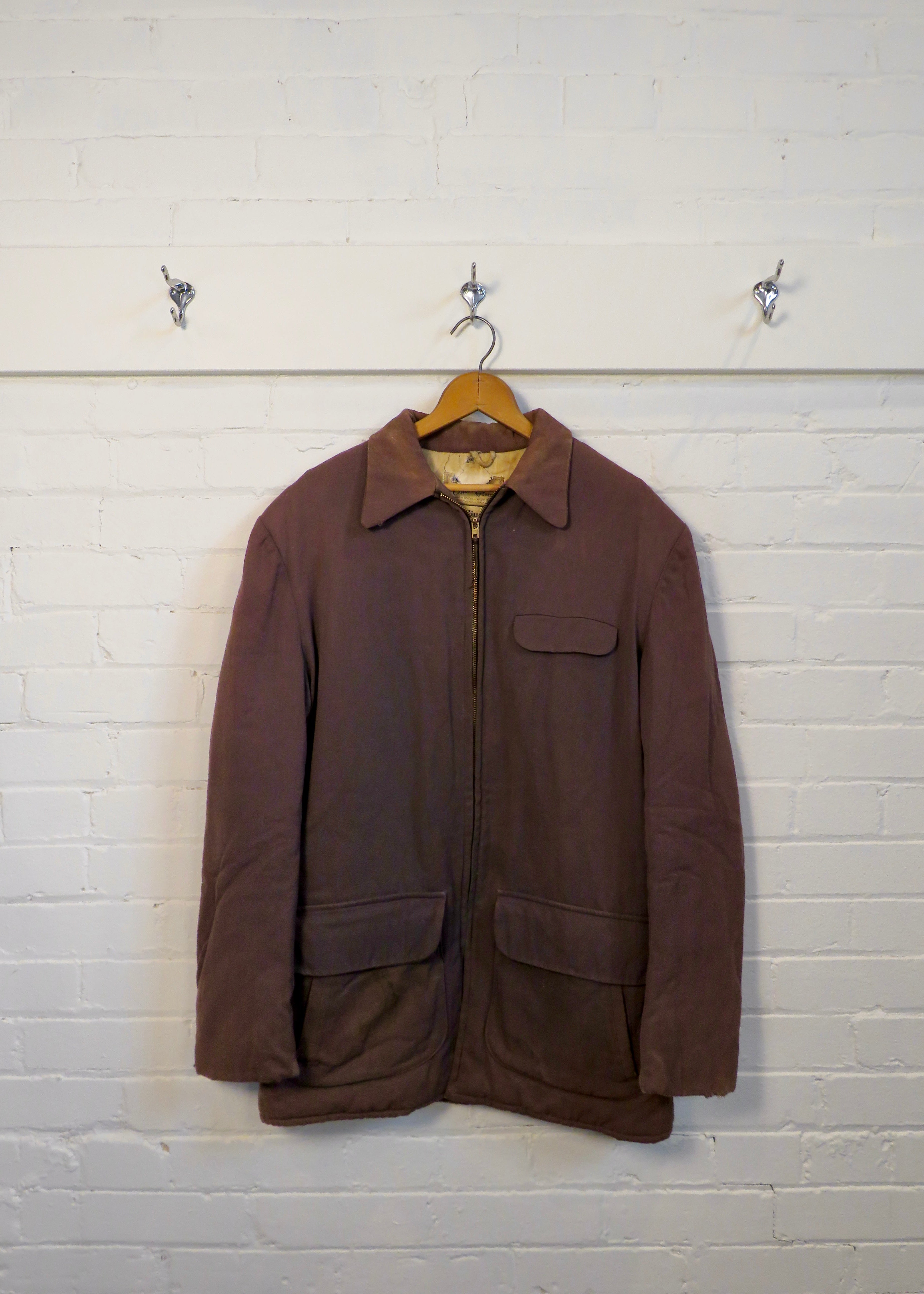 1950s Hercules Faded Gabardine Car Coat