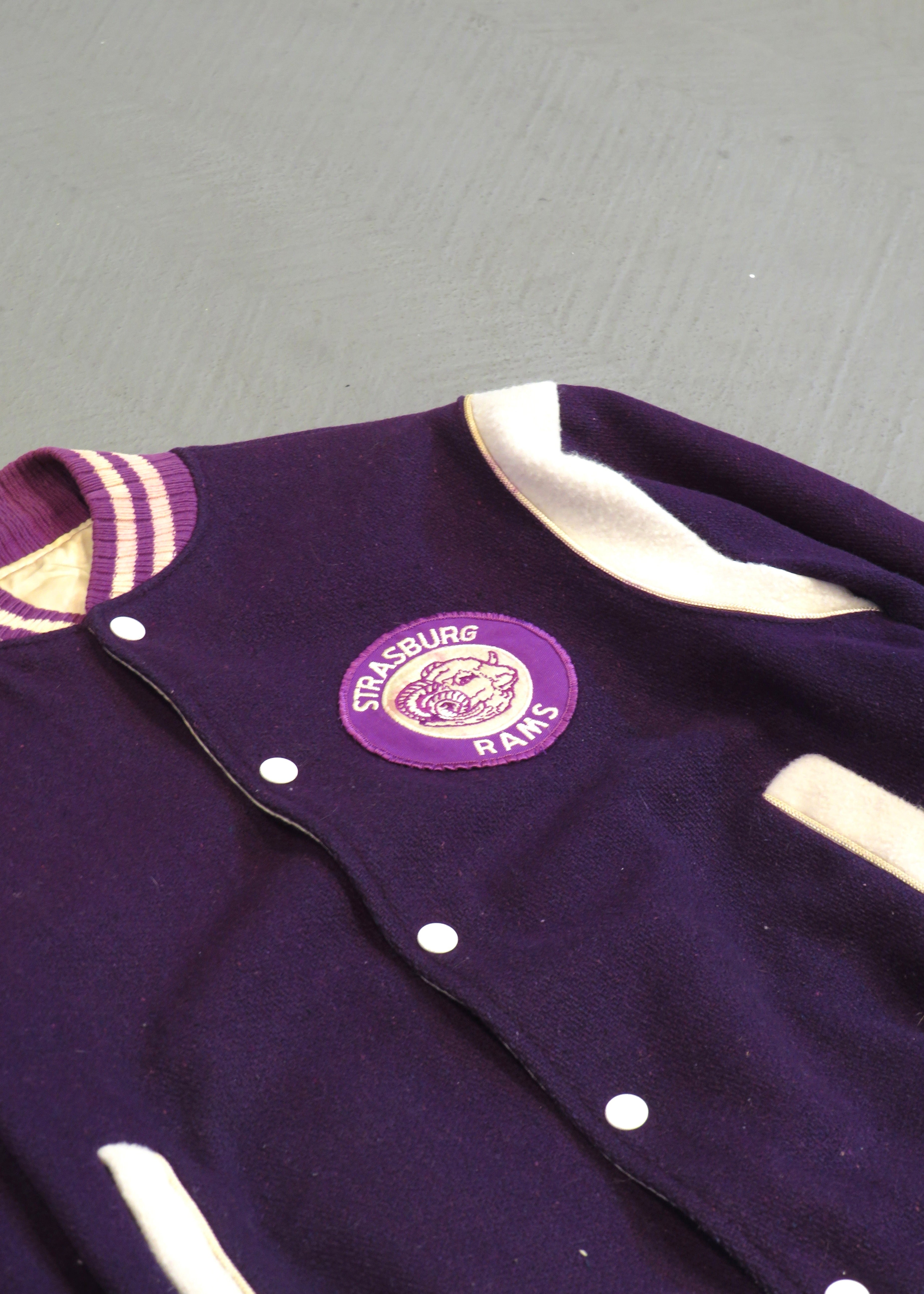 1950s Strasburg Rams Reversible Varsity Jacket