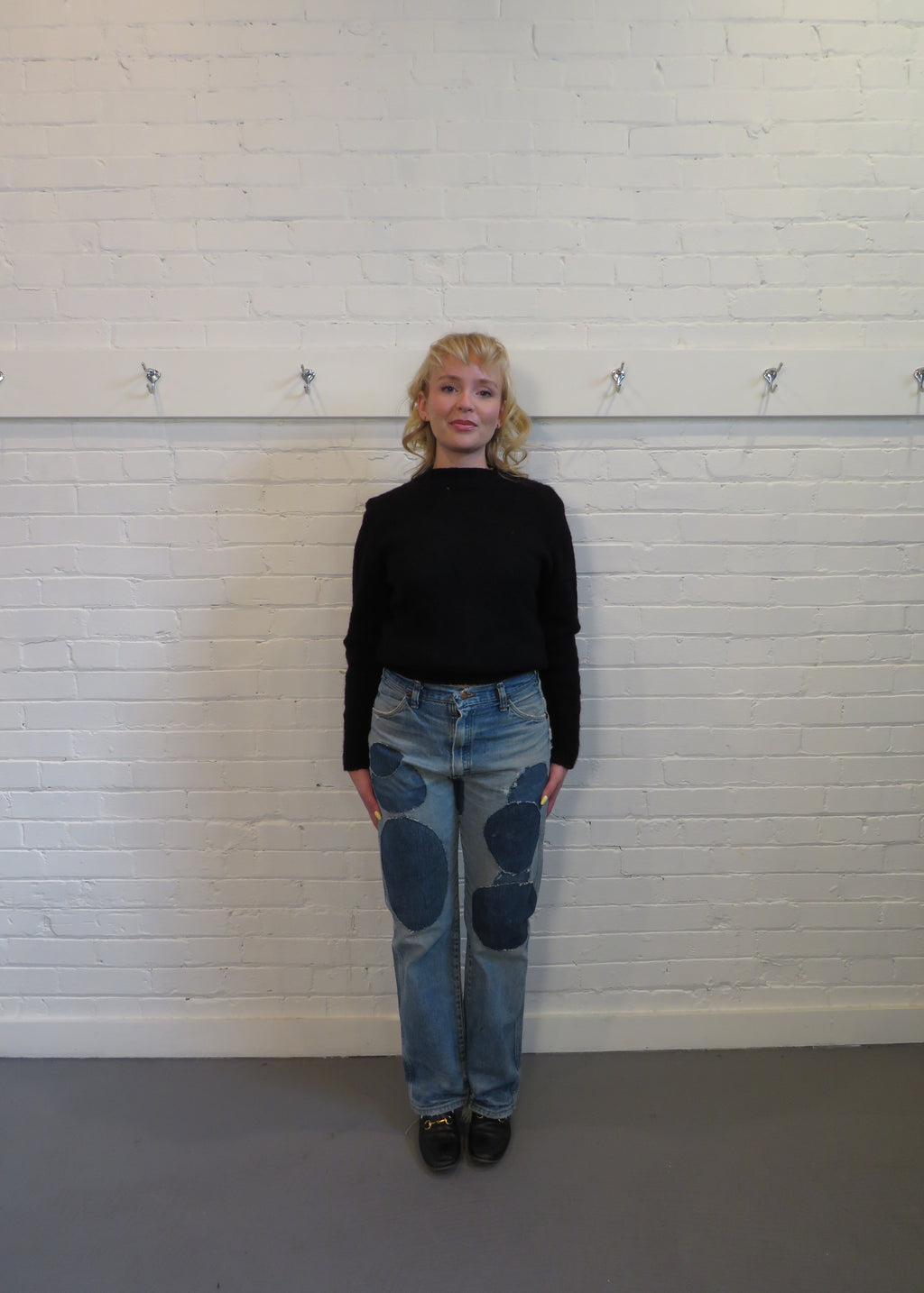 1950s Deadstock Petite Black Sweater