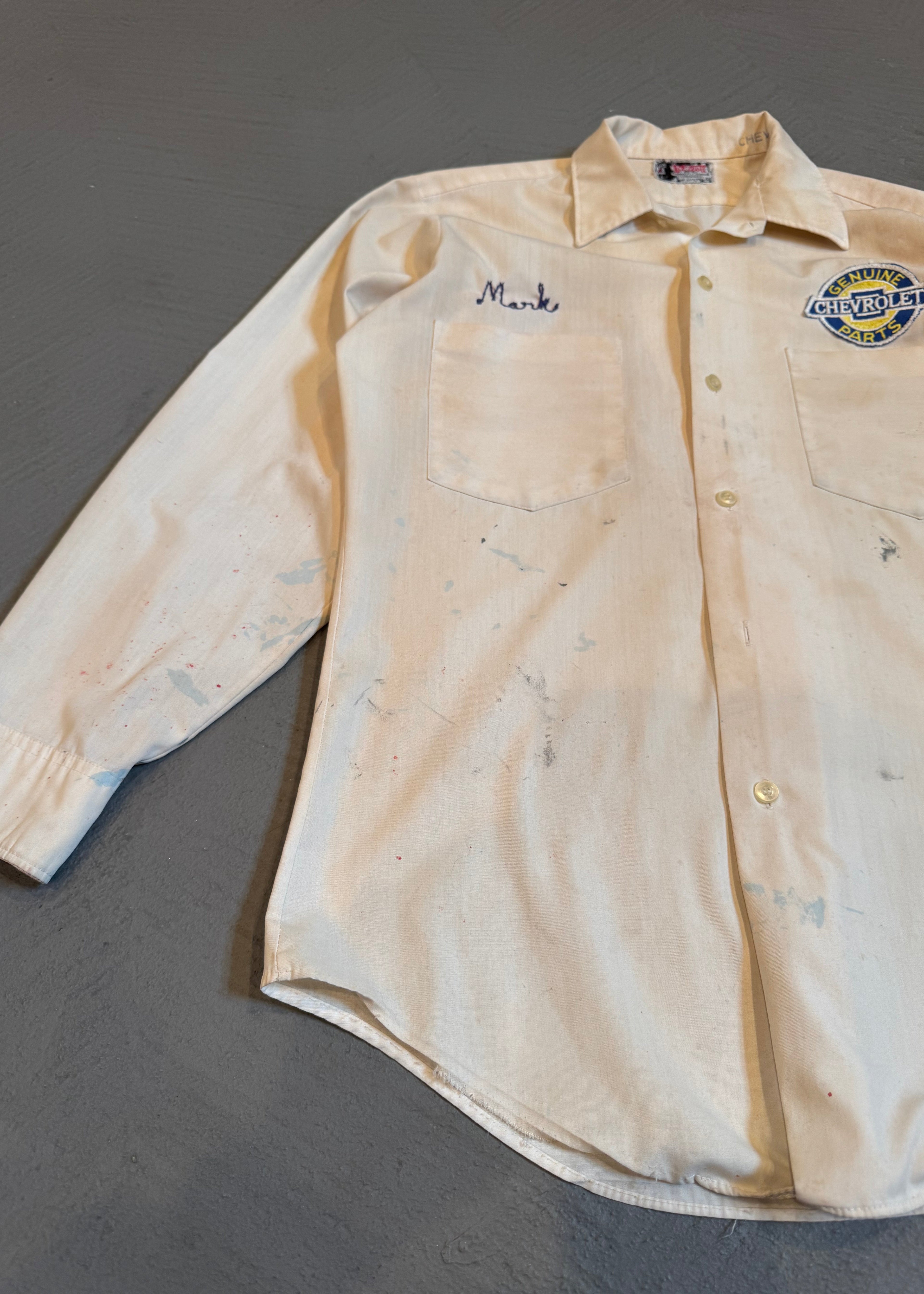 1960s Distressed Chevy Work Shirt