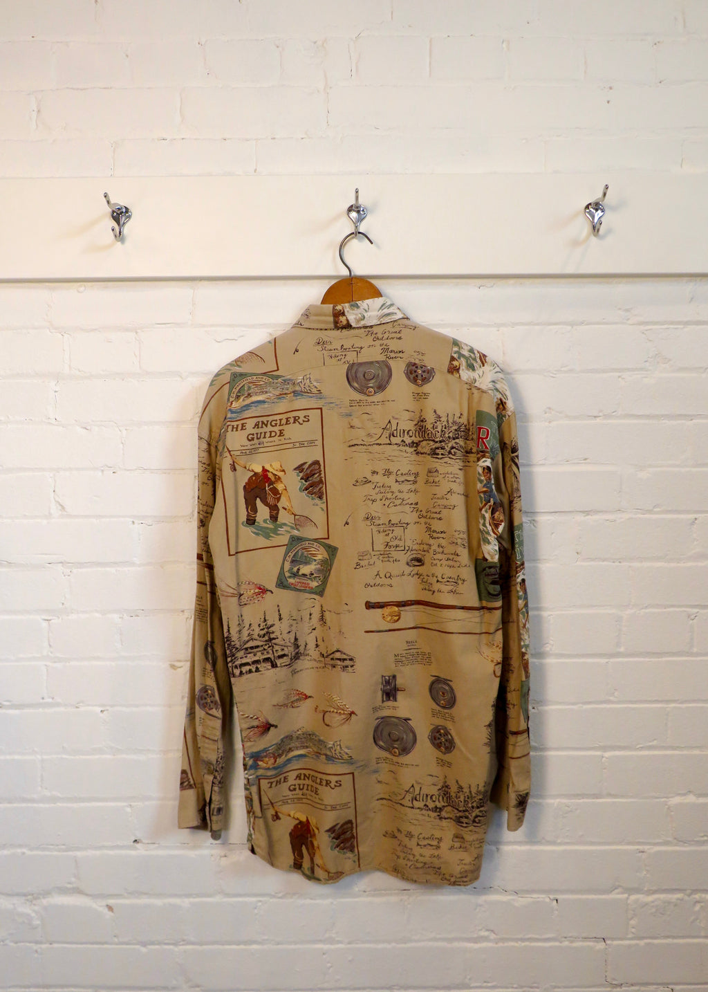 1990s Polo Ralph Lauren Adirondacks Print Shirt