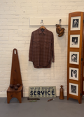 1960s Pendleton Shadow Plaid Flannel Shirt