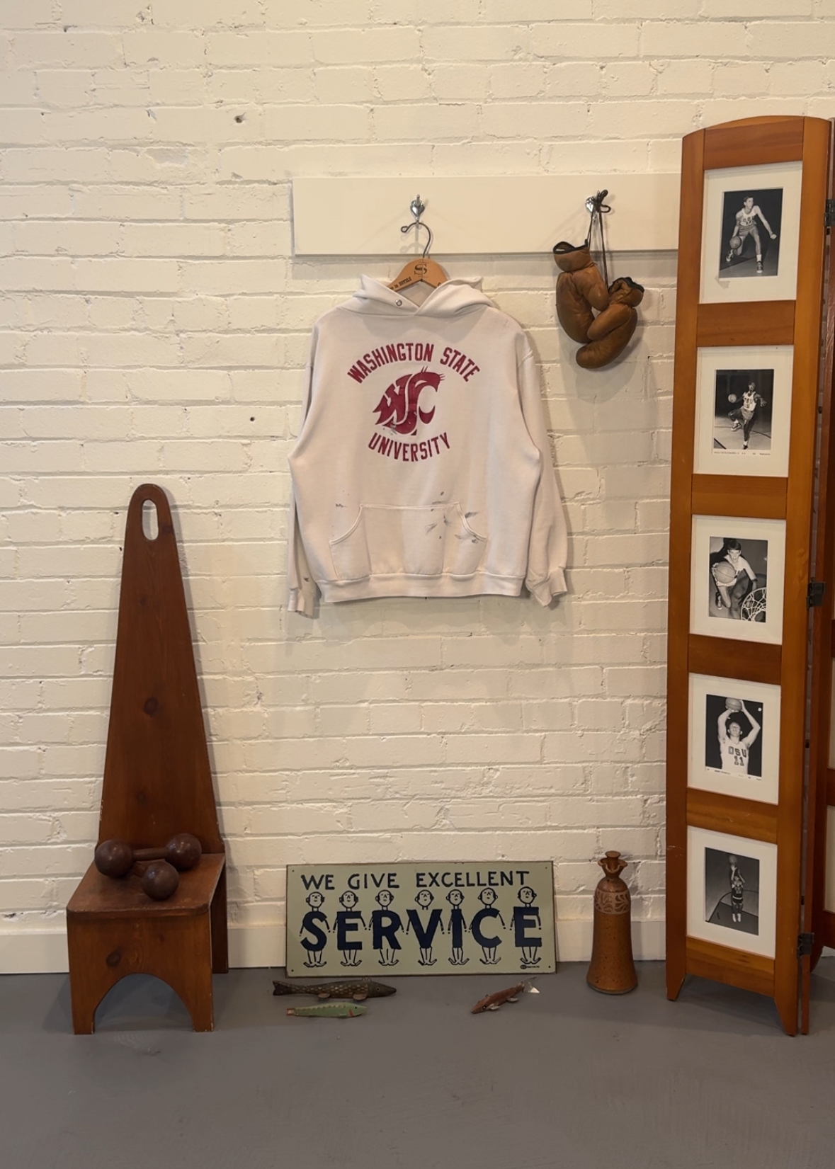 1970s Distressed Washington State Hoodie
