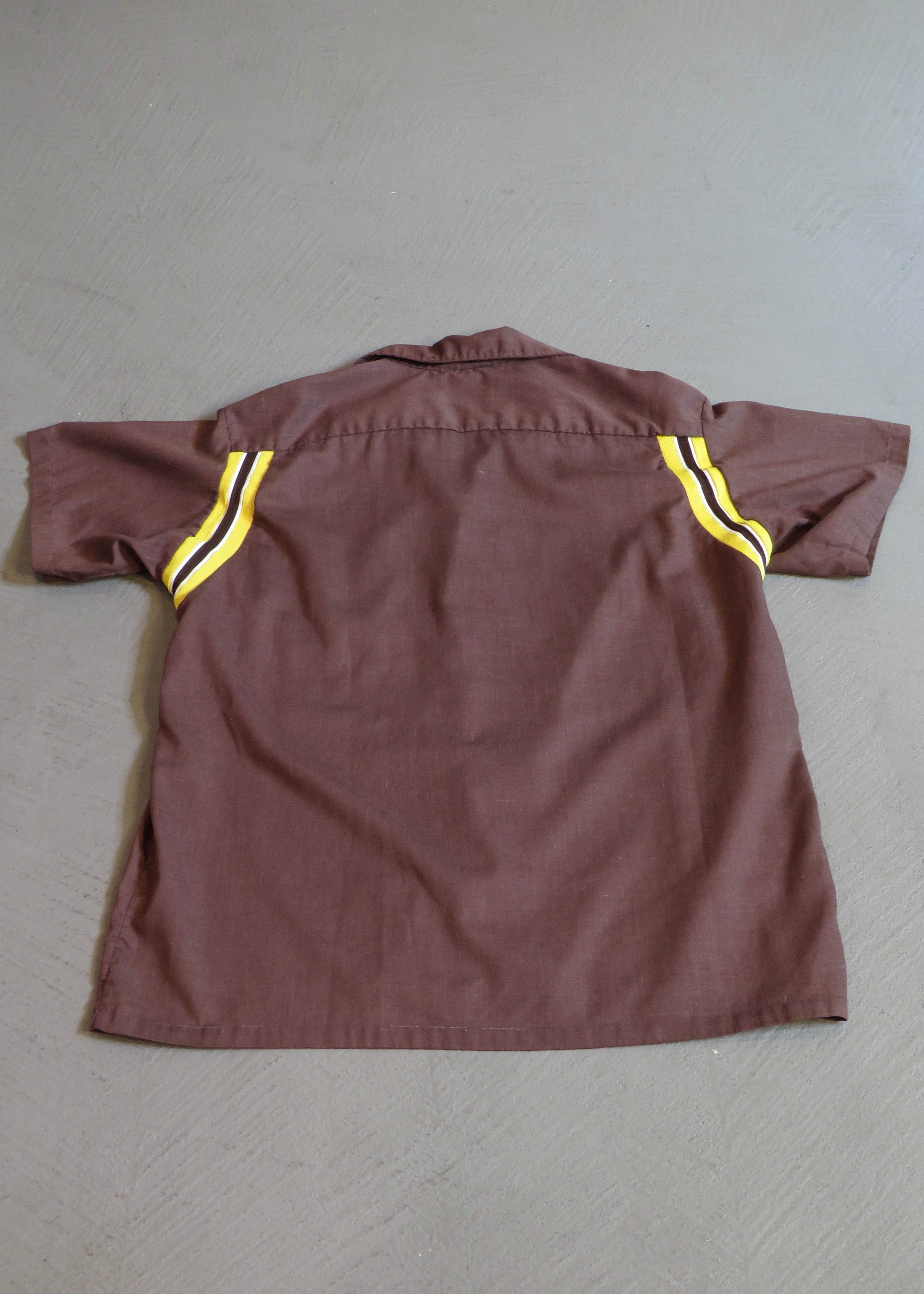 1970s Brown Bowling Shirt