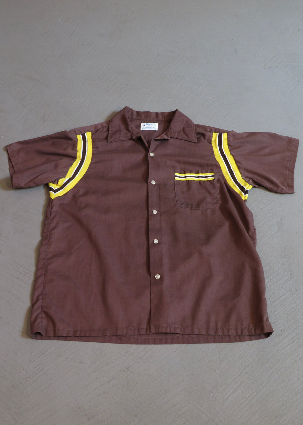 1970s Brown Bowling Shirt