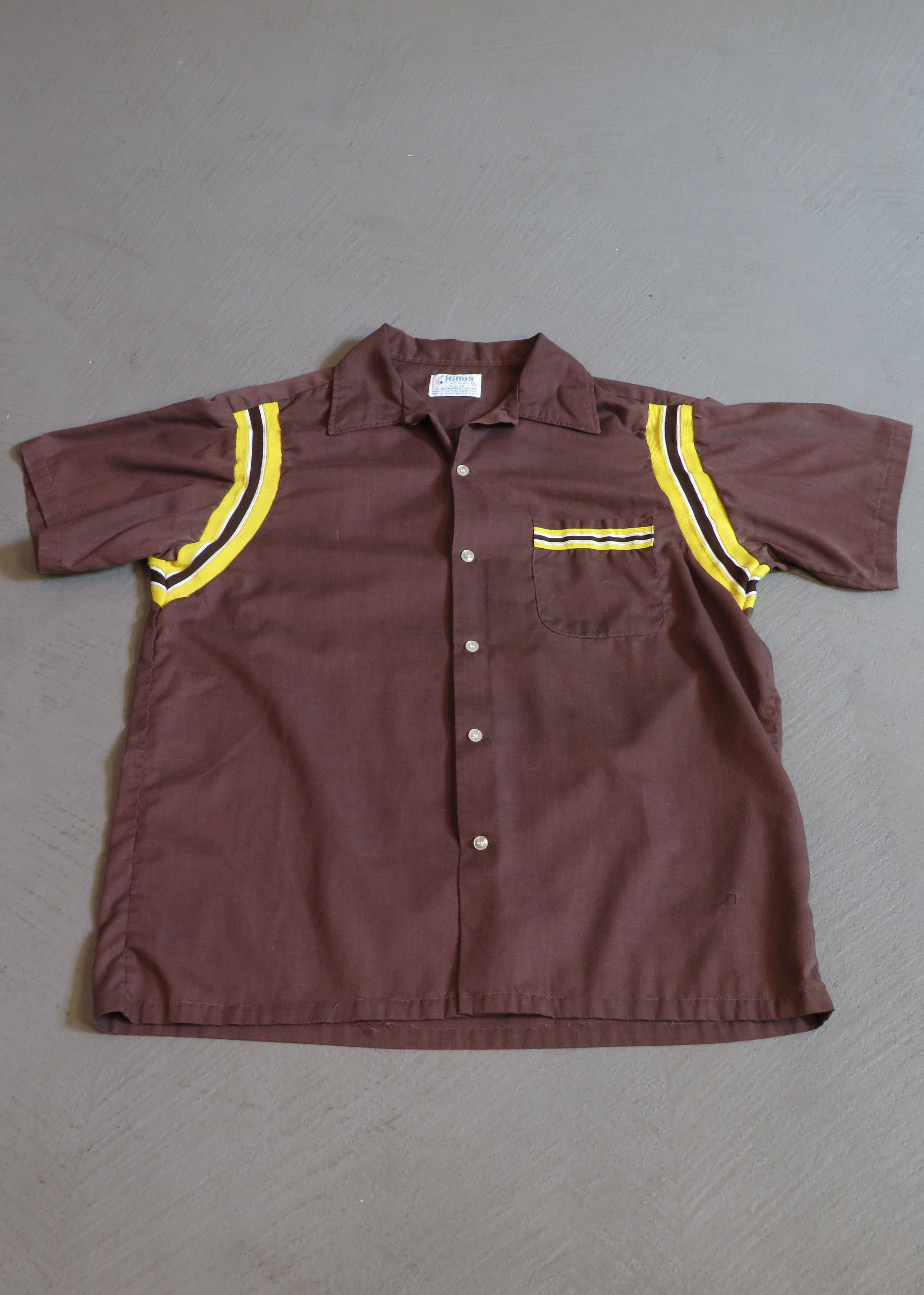 1970s Brown Bowling Shirt